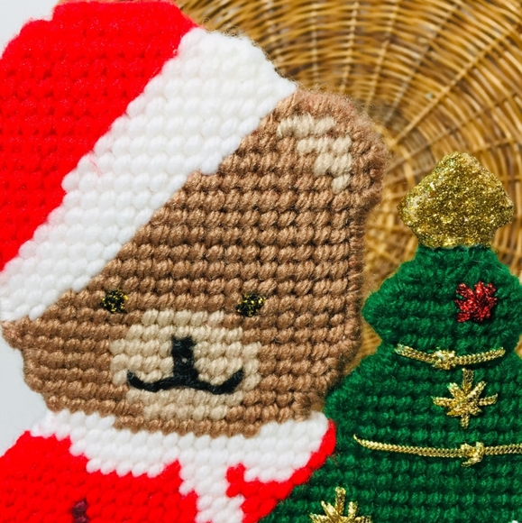 Vintage, Christmas decoration in crochet. Excellen - Picture 12 of 16